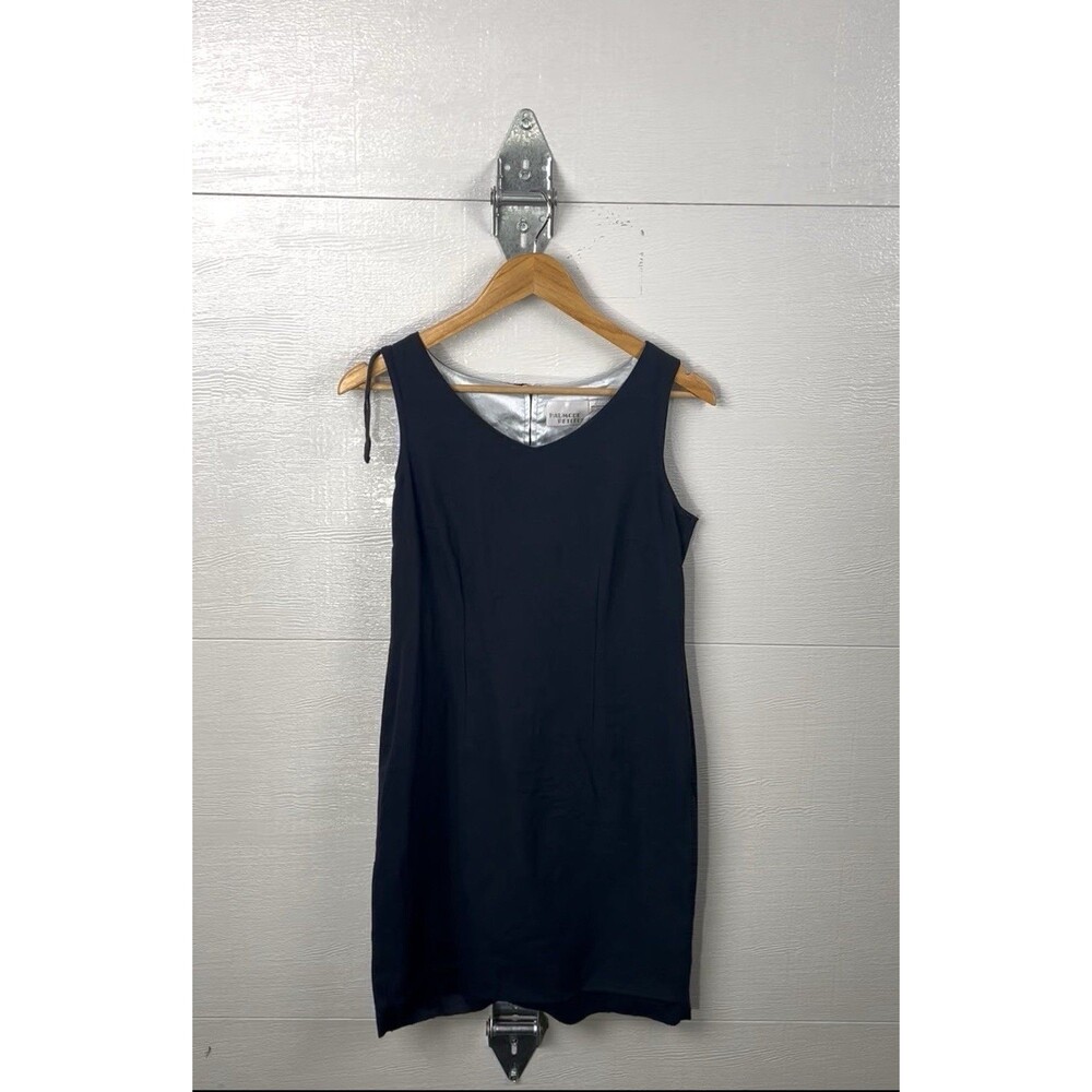 Halmode Petites Black Dress Size 8 Made In Malaysia